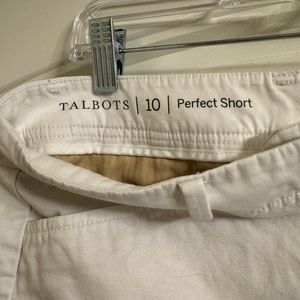 Talbots White Shorts Size 10